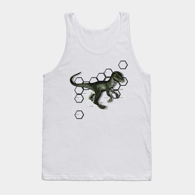 Velociraptor Tank Top by Liquid Feline